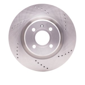 Lotus Elise Brake Rotor (1) - Front/Rear - R1 Concepts - Drilled - `05-`11